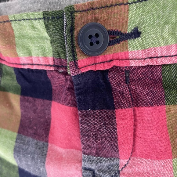 4/$20💥3M Gap Adorable Plaid Woven Cotton Twill Shorts, Comfy Waistband, Pockets - Picture 10 of 15